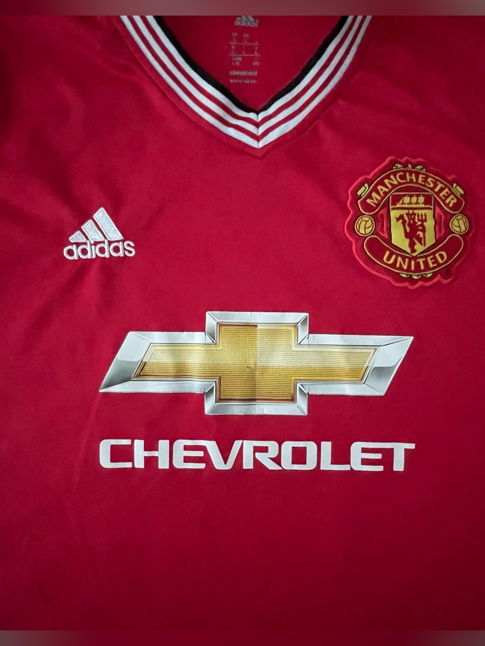 adidas Manchester United Carrick #16 Soccer Jersey & Shorts Set Men’s Size L - Picture 5 of 16
